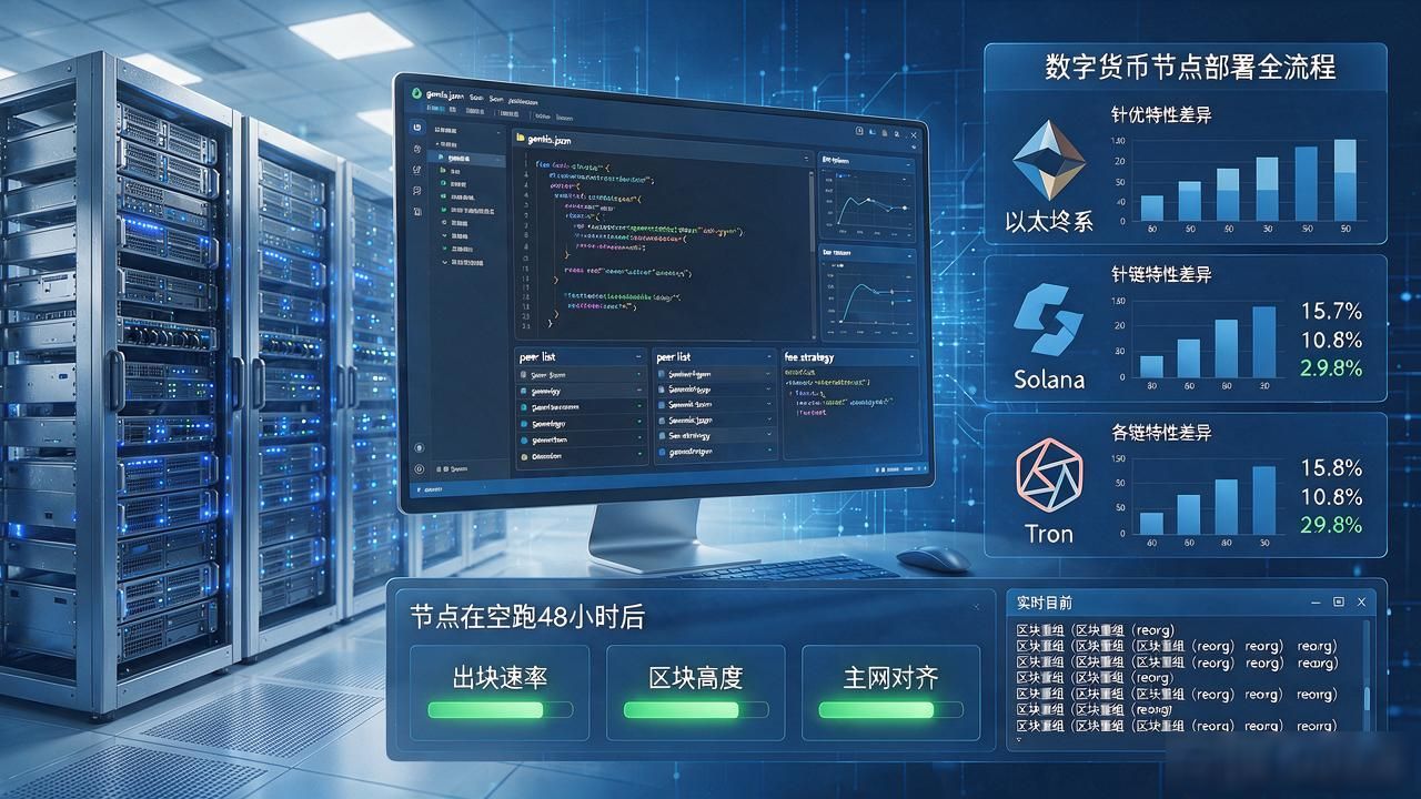 数字货币节点建立：从买服务器到跑通验证，新手要搞定哪几件事