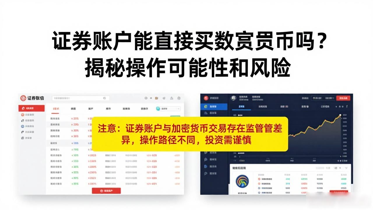 证券账户能直接买数字货币吗？揭秘操作可能性和风险