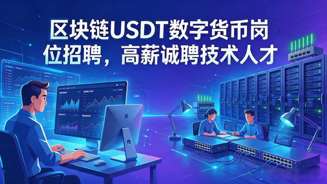 区块链USDT数字货币岗位招聘，高薪诚聘技术人才