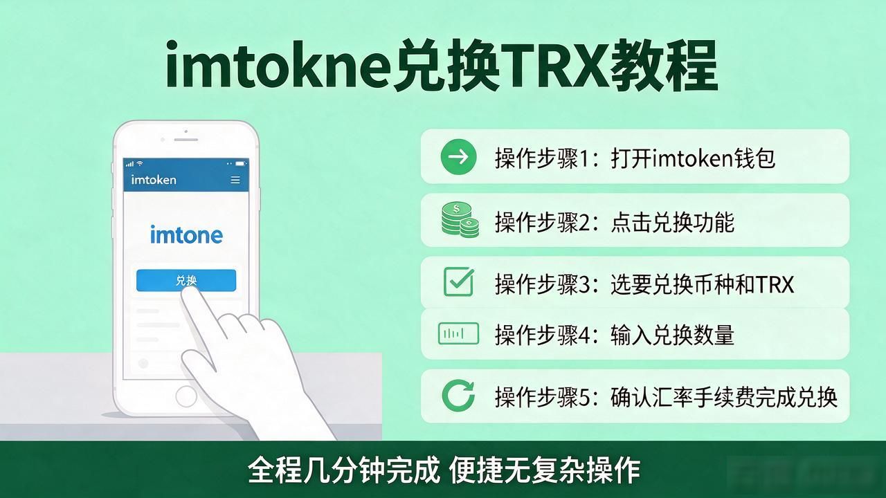 imtoken钱包兑换TRX教程 手机轻松完成兑换操作指南