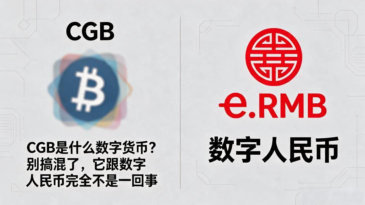 CGB是什么数字货币？别搞混了，它跟数字人民币完全不是一回事