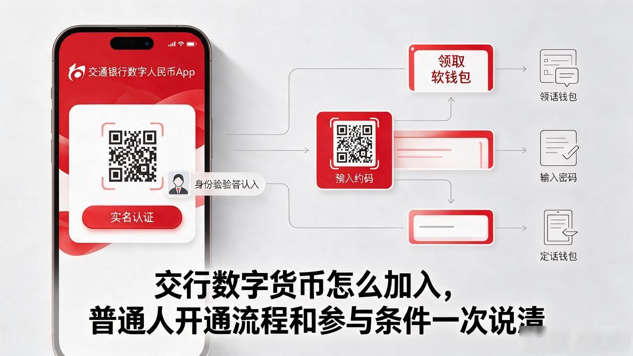 交行数字货币怎么加入，普通人开通流程和参与条件一次说清