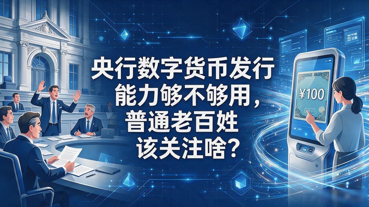 央行数字货币发行能力够不够用，普通老百姓该关注啥