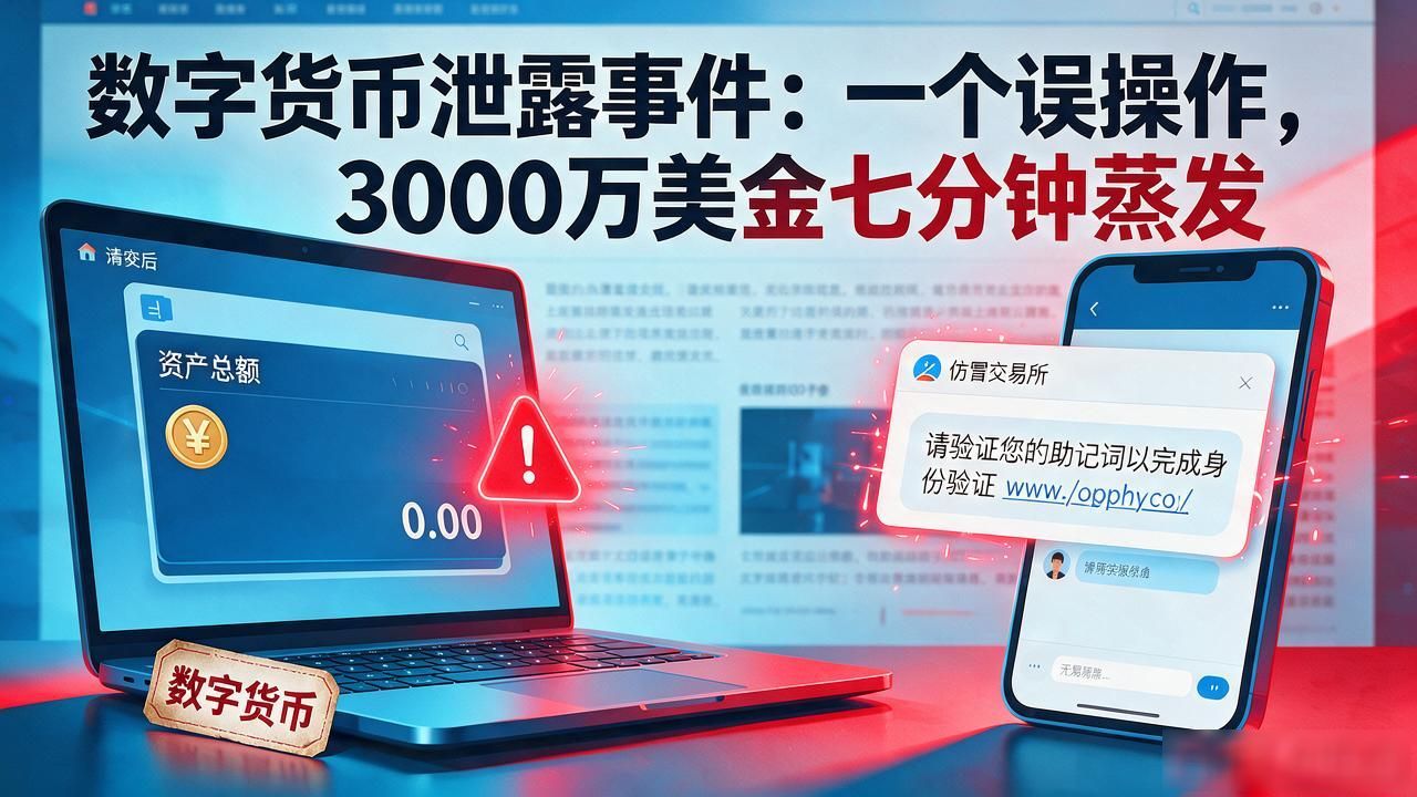 数字货币泄露事件：一个误操作，3000万美金七分钟蒸发