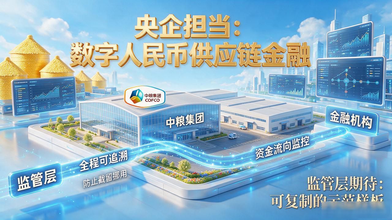 中粮资本有数字货币？聊聊数字人民币试点背后的央企动作