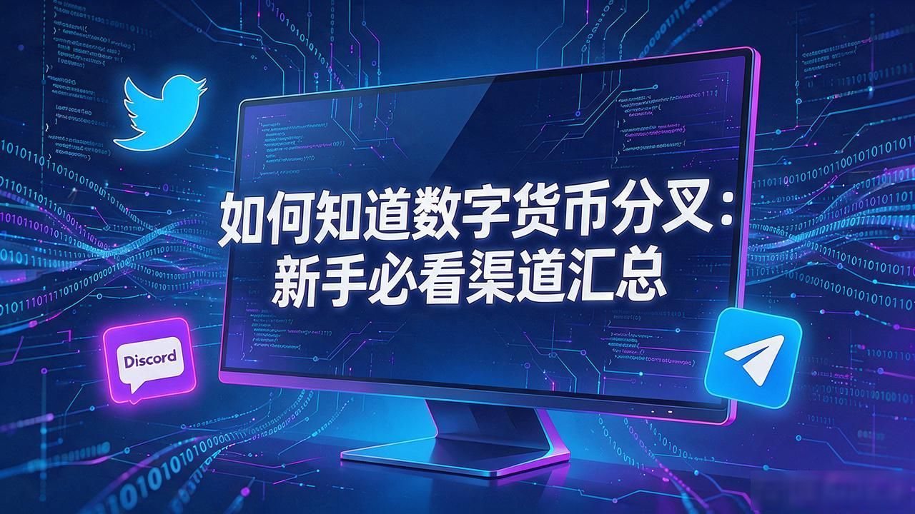 如何知道数字货币分叉：新手必看渠道汇总