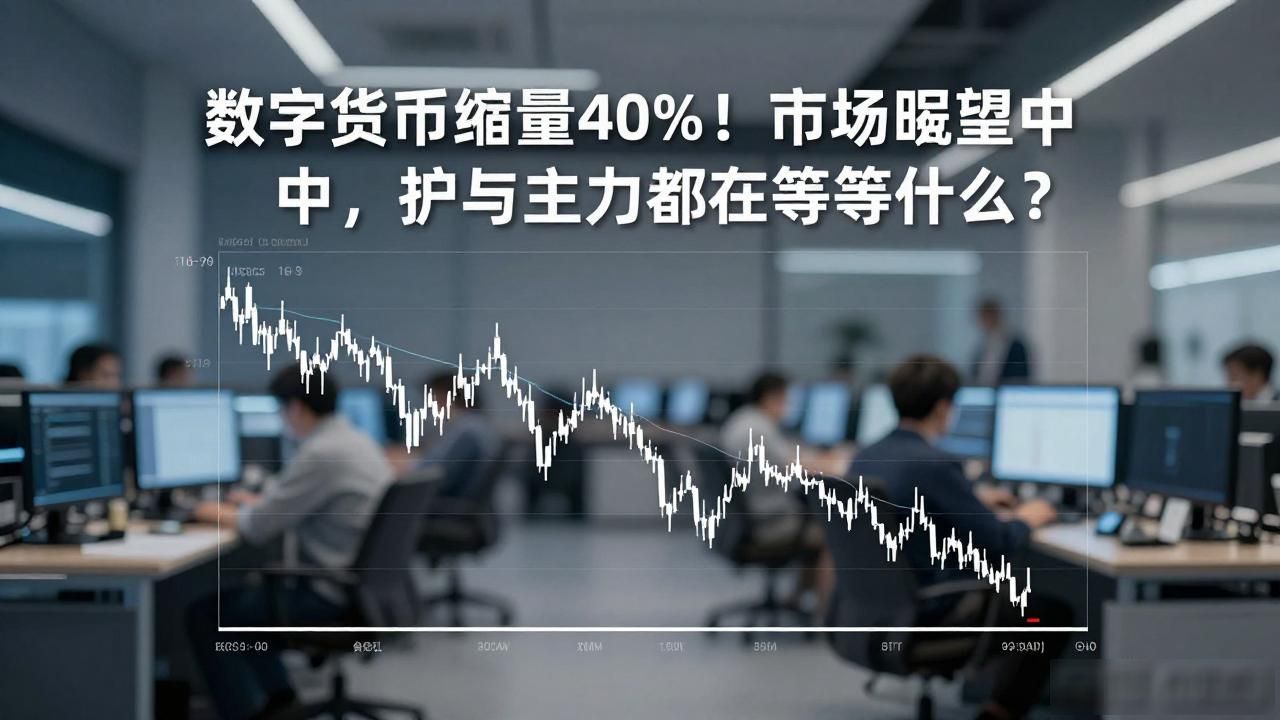 数字货币缩量40%！市场观望中，散户与主力都在等什么？