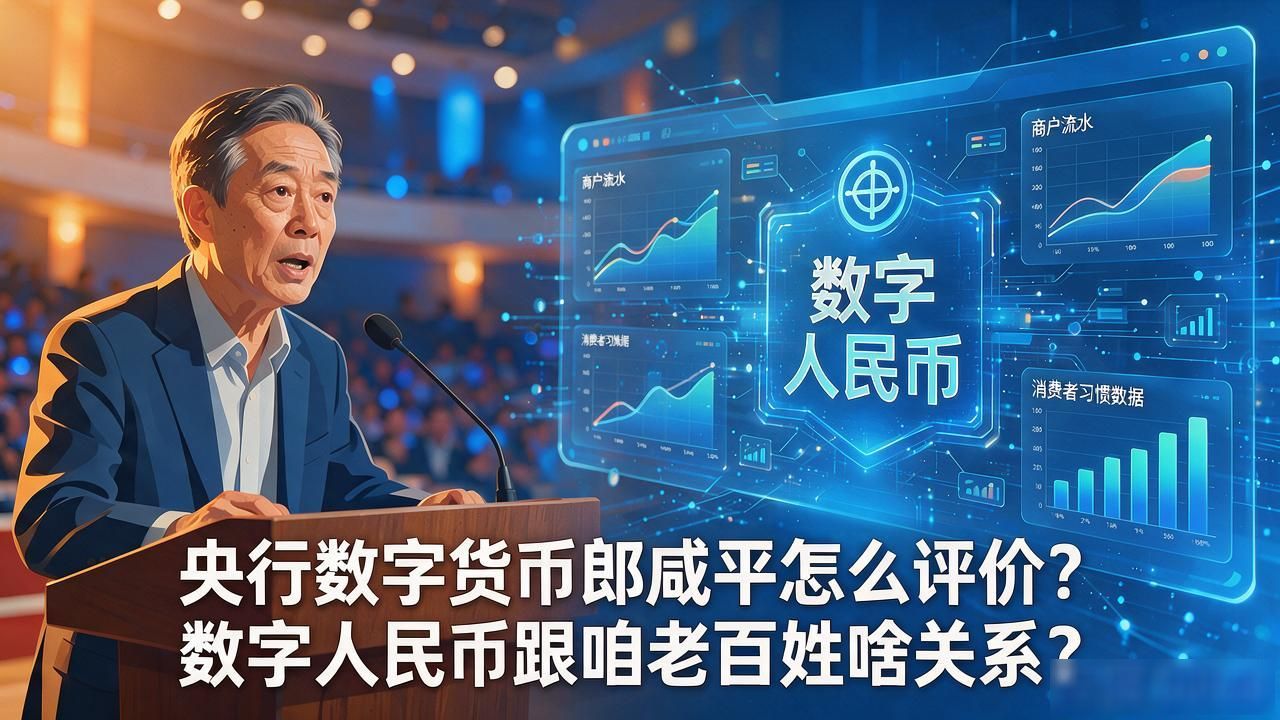 央行数字货币郎咸平怎么评价？数字人民币跟咱老百姓啥关系