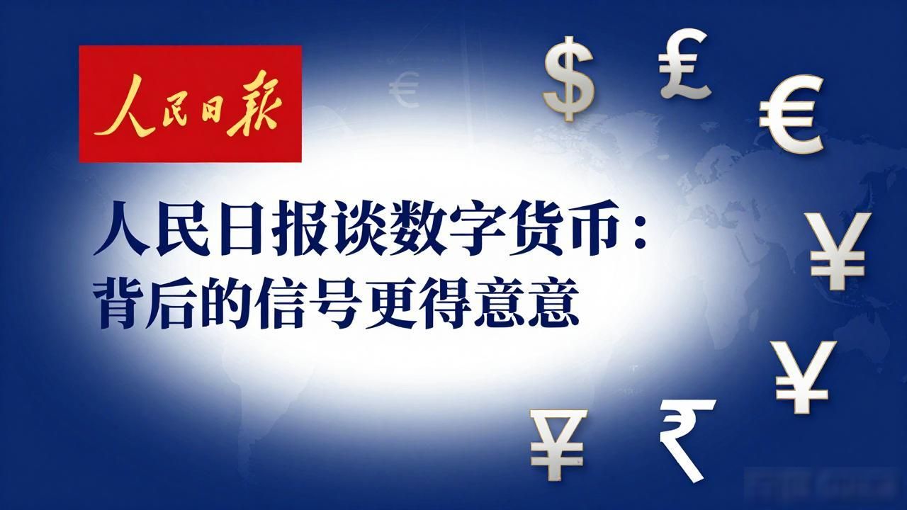 人民日报谈数字货币：背后的信号值得注意