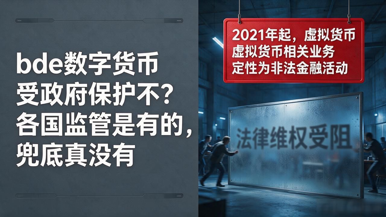 bde数字货币受政府保护不？各国监管是有的，兜底真没有