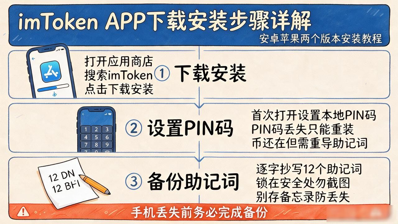 imToken APP下载怎么操作，安卓苹果两个版本安装步骤详解