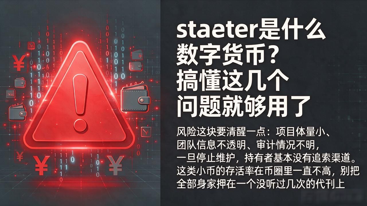 stater是什么数字货币？搞懂这几个问题就够用了