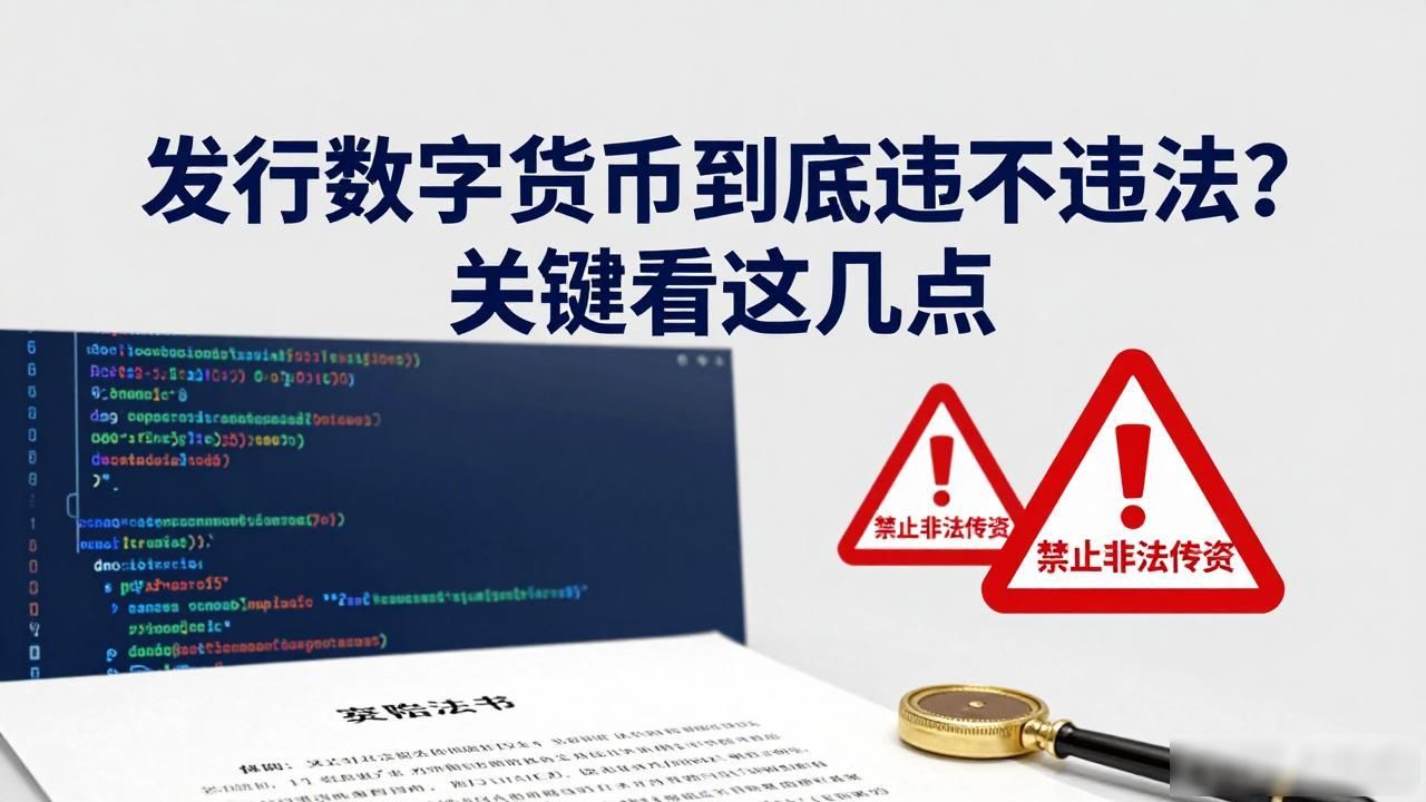 发行数字货币到底违不违法?关键看这几点