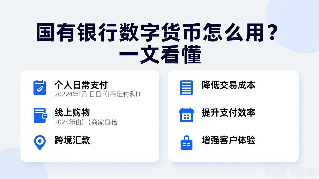 国有银行数字货币怎么用？一文看懂