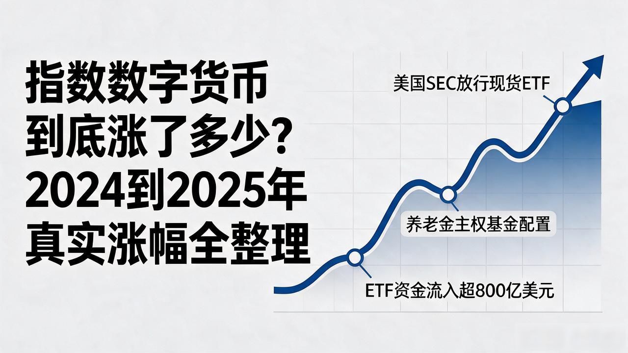 指数数字货币到底涨了多少？2024到2025年真实涨幅全整理