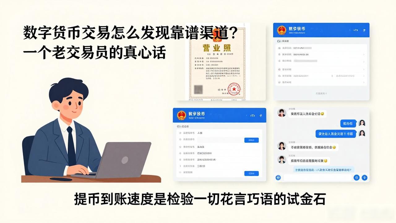 数字货币交易怎么发现靠谱渠道？一个老交易员的真心话