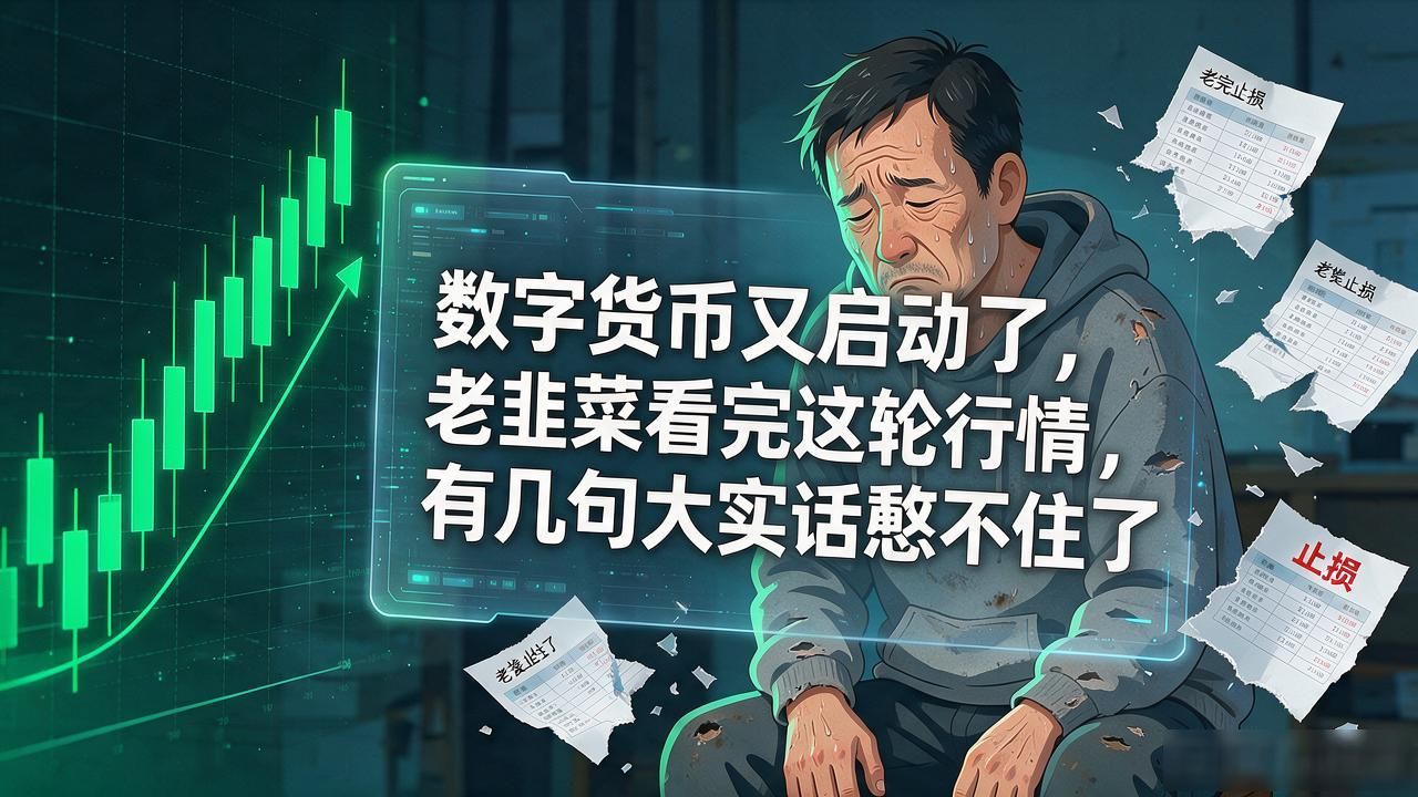 数字货币又启动了，老韭菜看完这轮行情，有几句大实话憋不住了