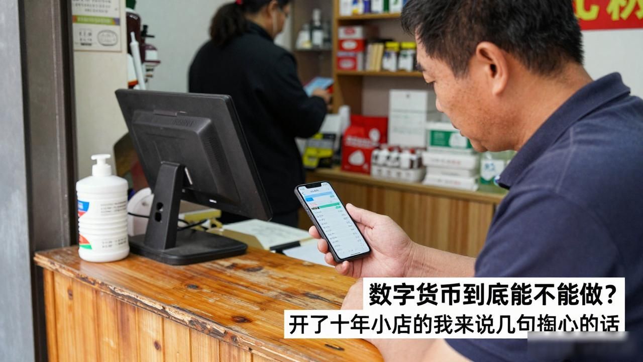 数字货币到底能不能做？开了十年小店的我来说几句掏心窝的话
