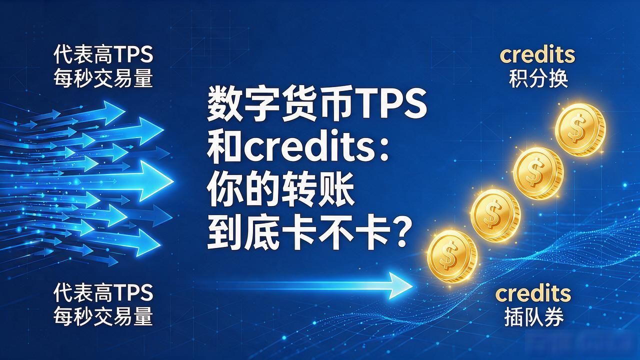 数字货币TPS和credits:你的转账到底卡不卡
